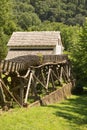 View of the Flume at the SloneÃ¢â¬â¢s Grist Mill Ã¢â¬â Explore Park, Roanoke, Virginia, USA Royalty Free Stock Photo